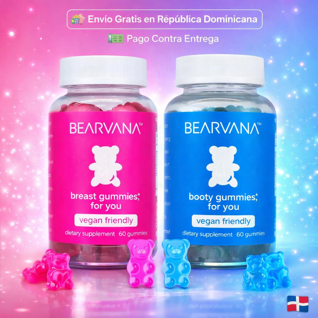Bearvana Gummies – Forma Natural para Realzar Tu Figura 🍑🍒