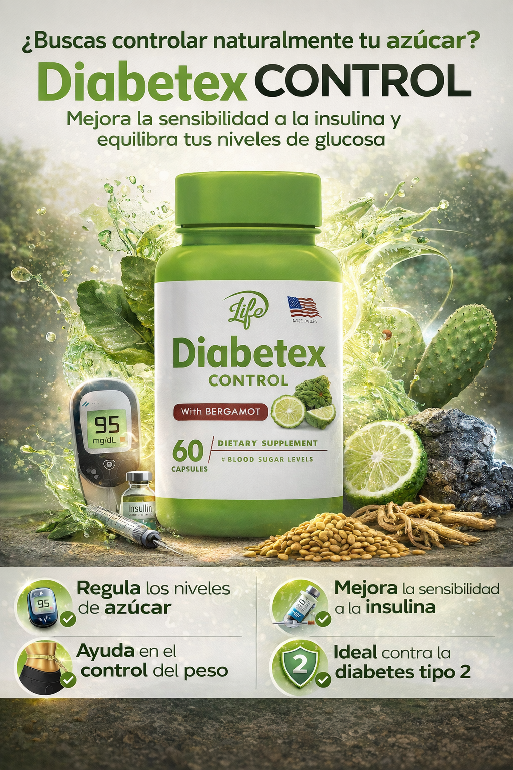 Diabetex Control x60 Cápsulas 🌿