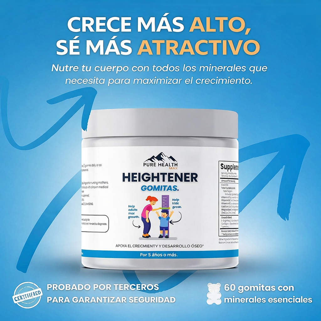 🚀 Gomitas Naturales para el Crecimiento - 30 GOMITAS