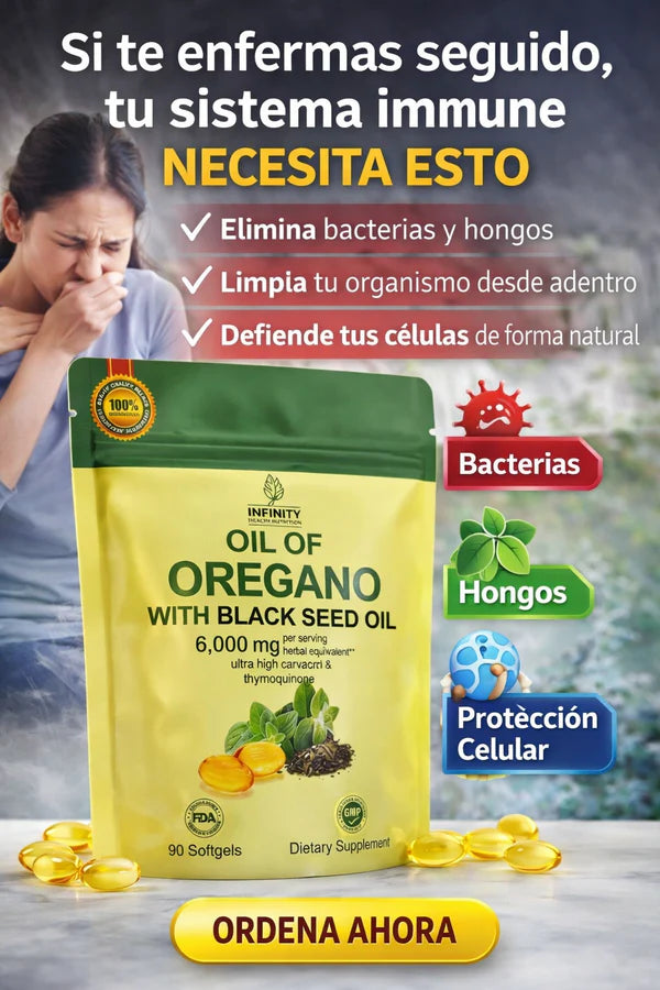 Oregano Oil + Black Seed Oil 6000 mg 🌿🔥