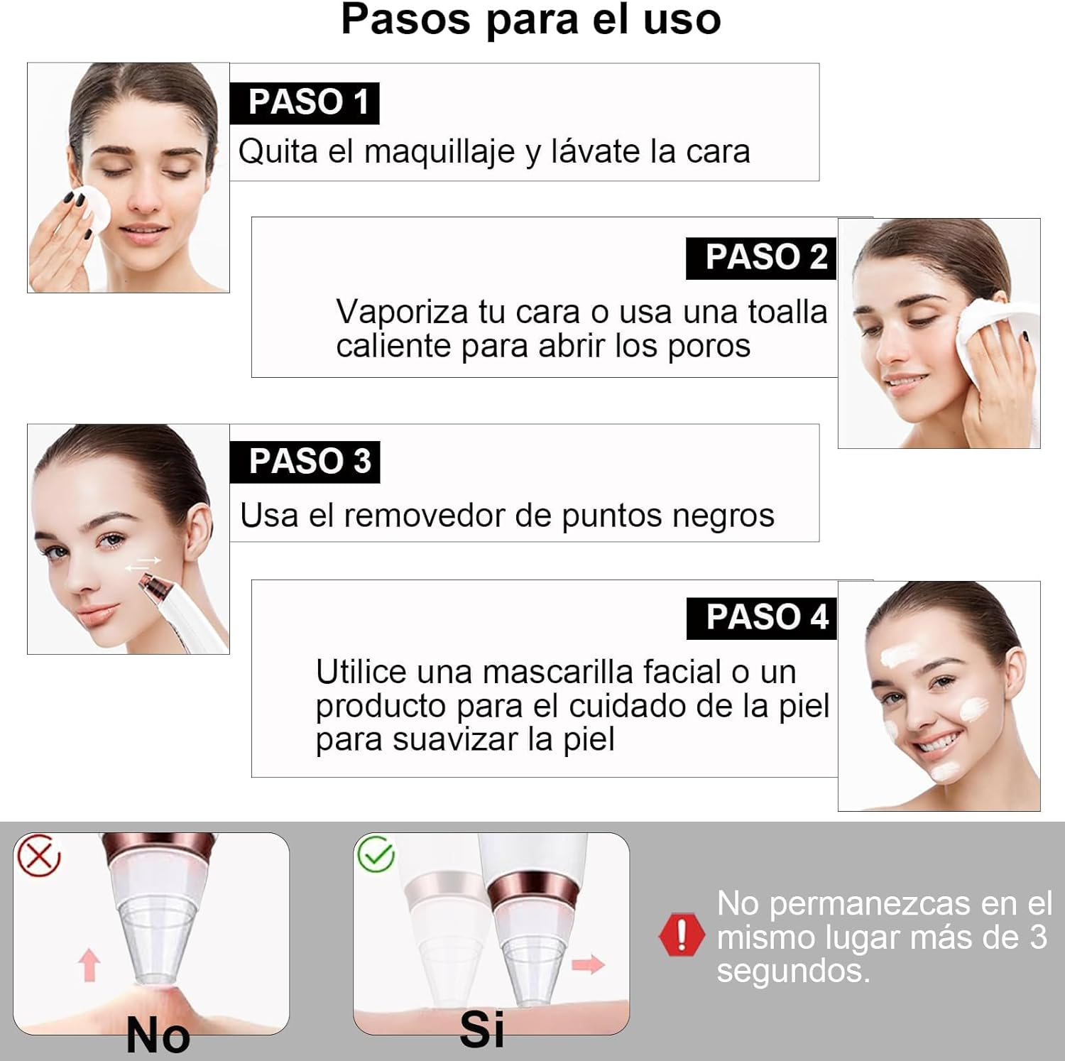 Succionador de Poros Eléctrico