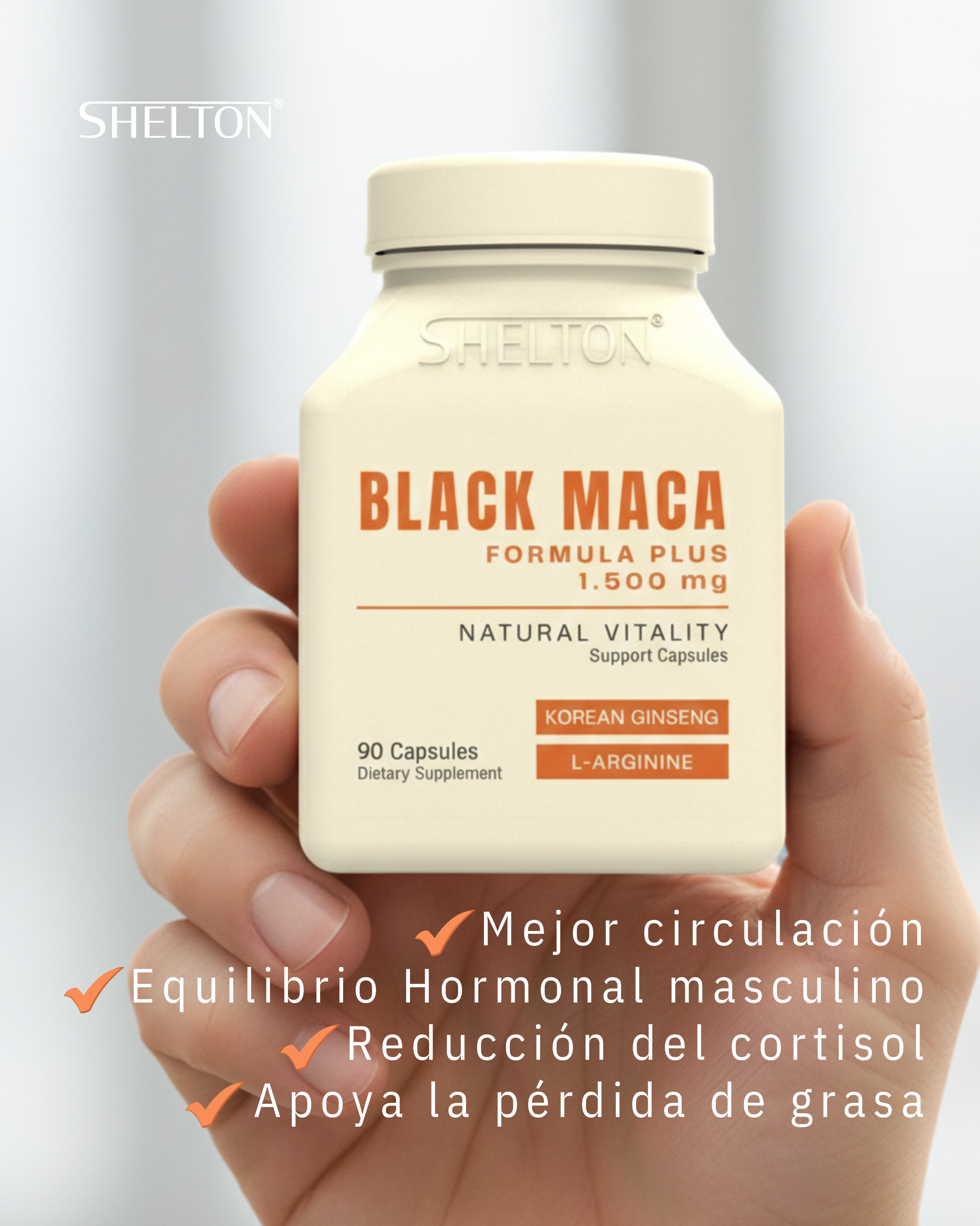 Black Maca 1500mg x90 Cápsulas 🔥